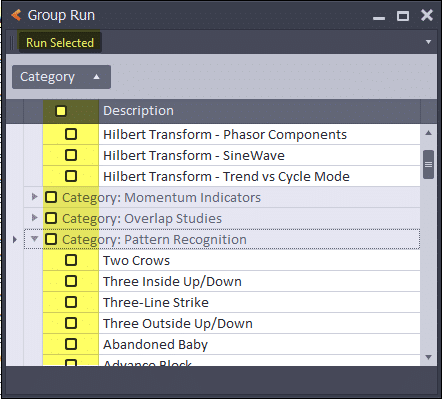 Running Technical Analysis Groups-2