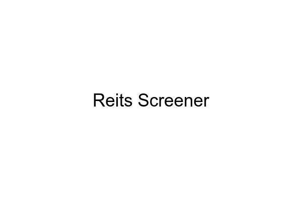 Maximizing REIT Returns With a Screener - MarketXLS