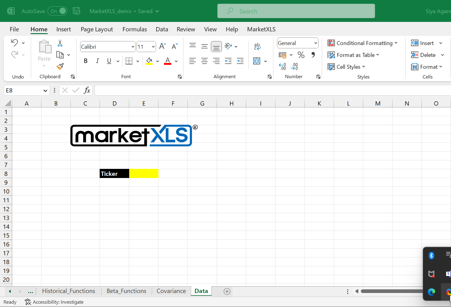 Get High Quality Stock Data Easily with Excel Addin - MarketXLS